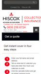Mobile Screenshot of hiscoxcollections.com